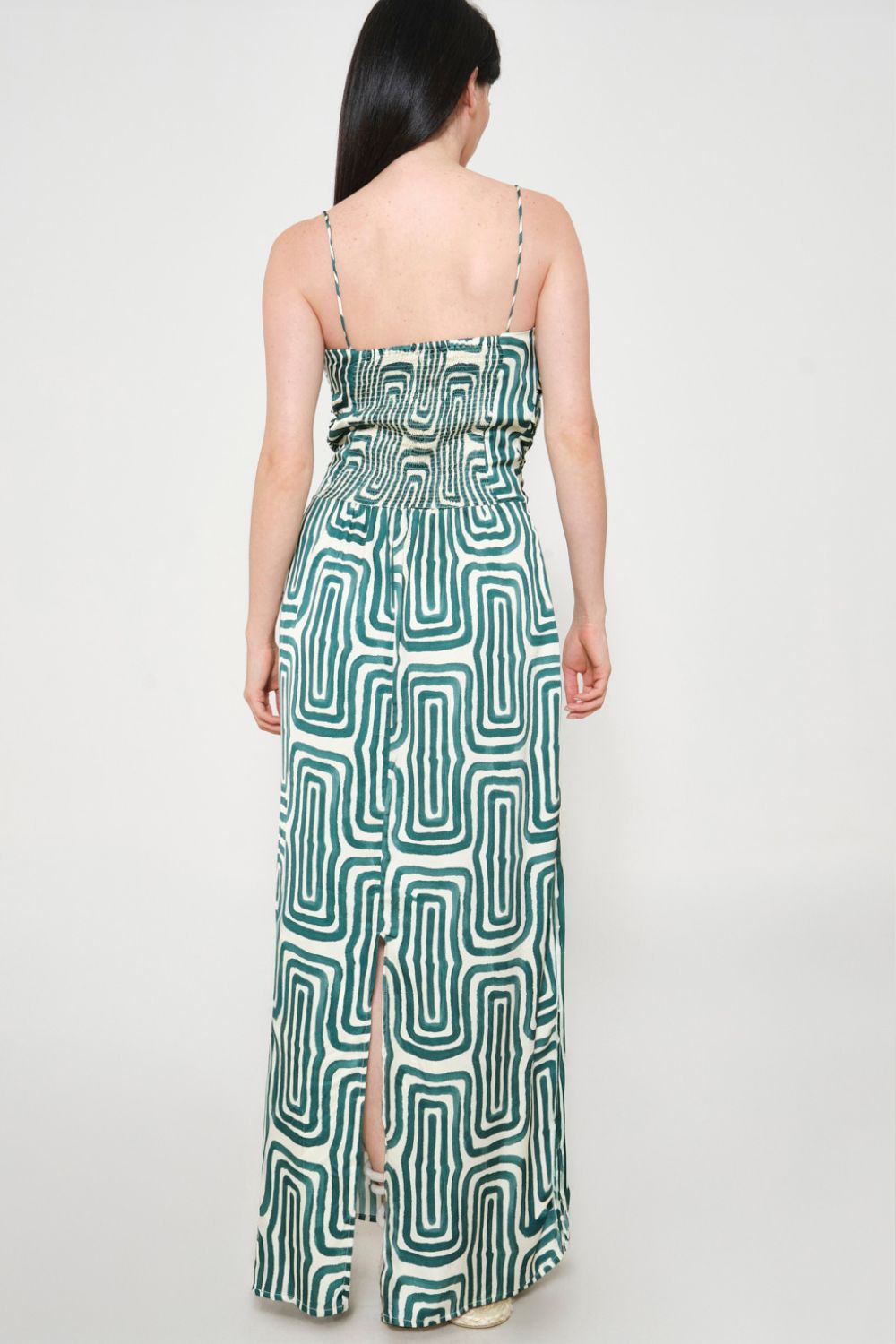 Vestido Zafira esmeralda