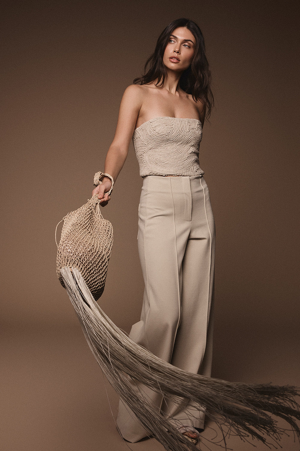 Pantalon new paulette light beige