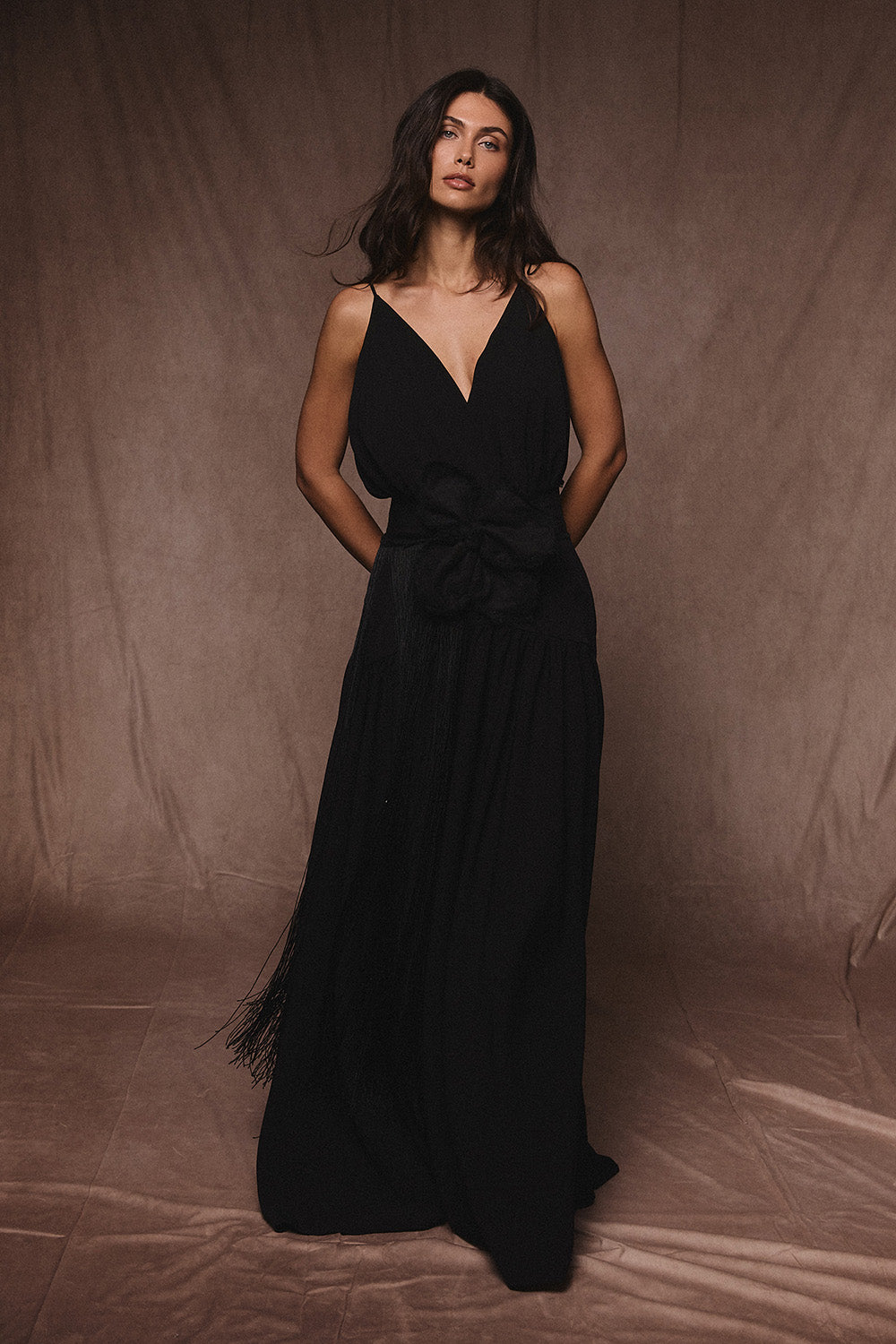 Vestido versalles negro