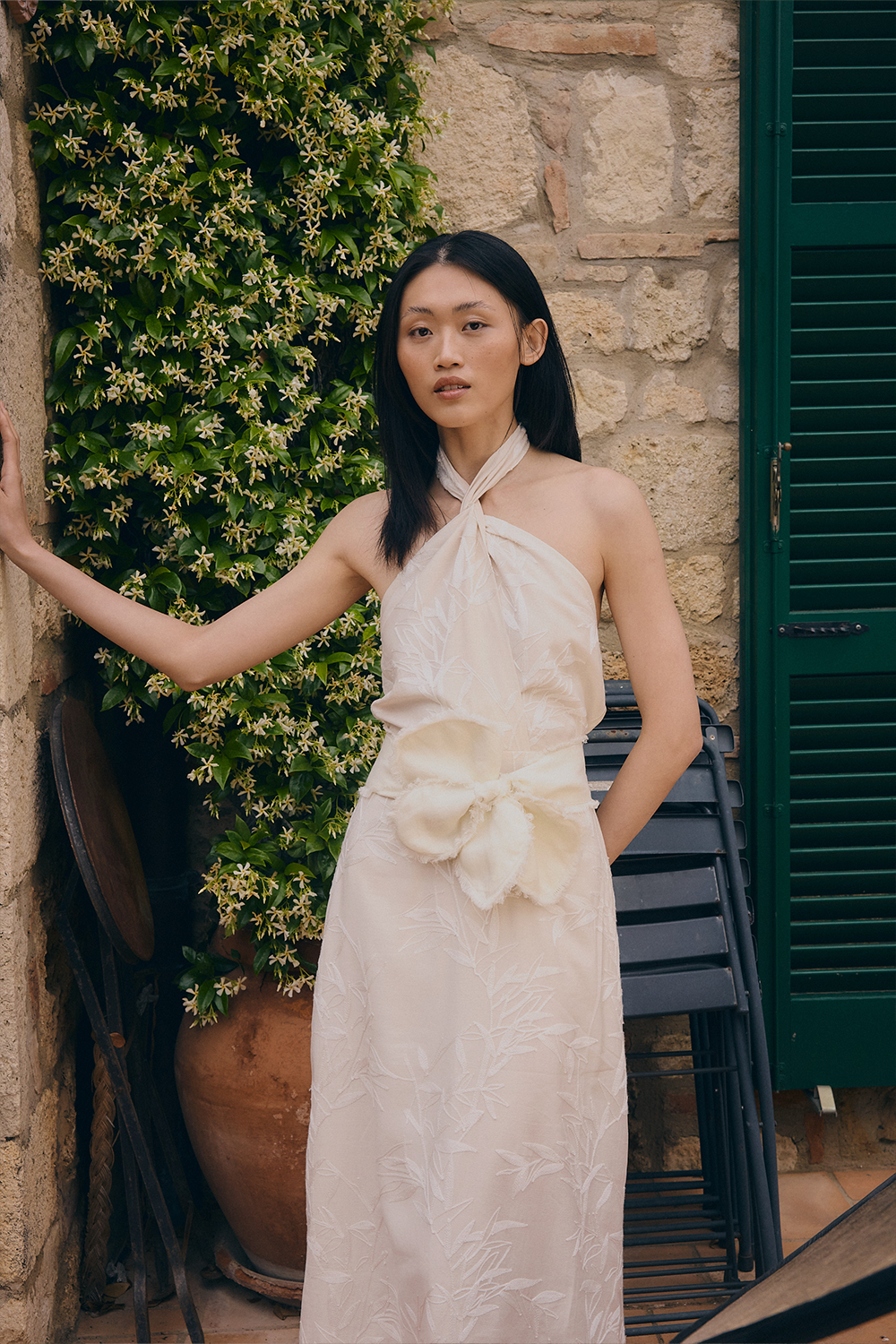 Vestido Marcelo crema