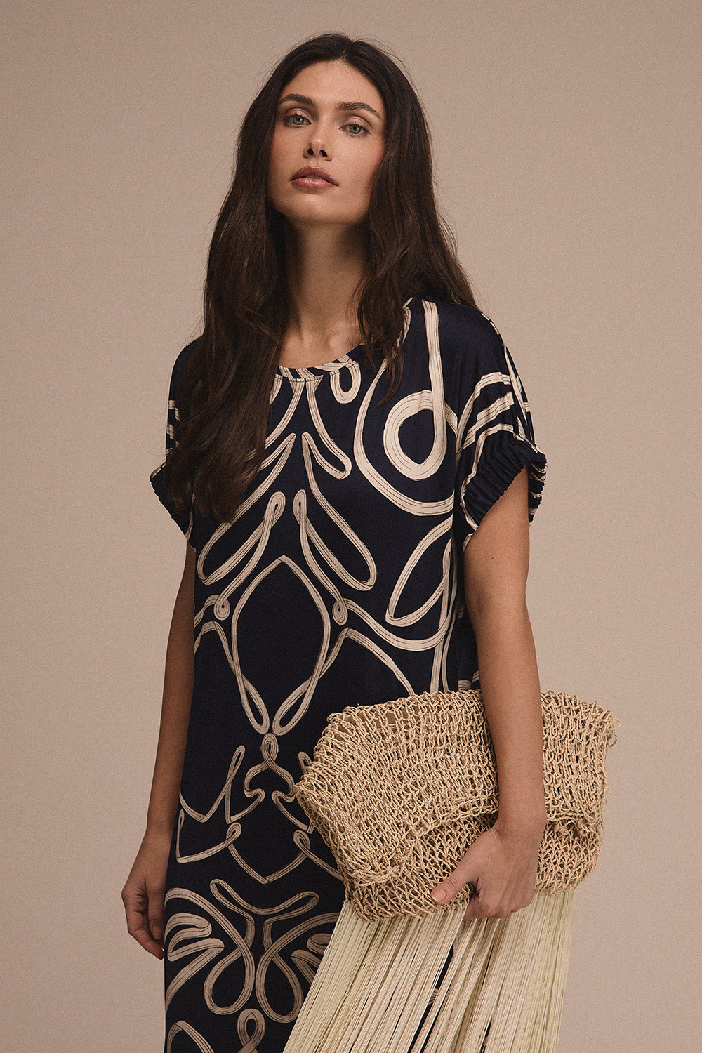 Vestido Rosedal azul Navy