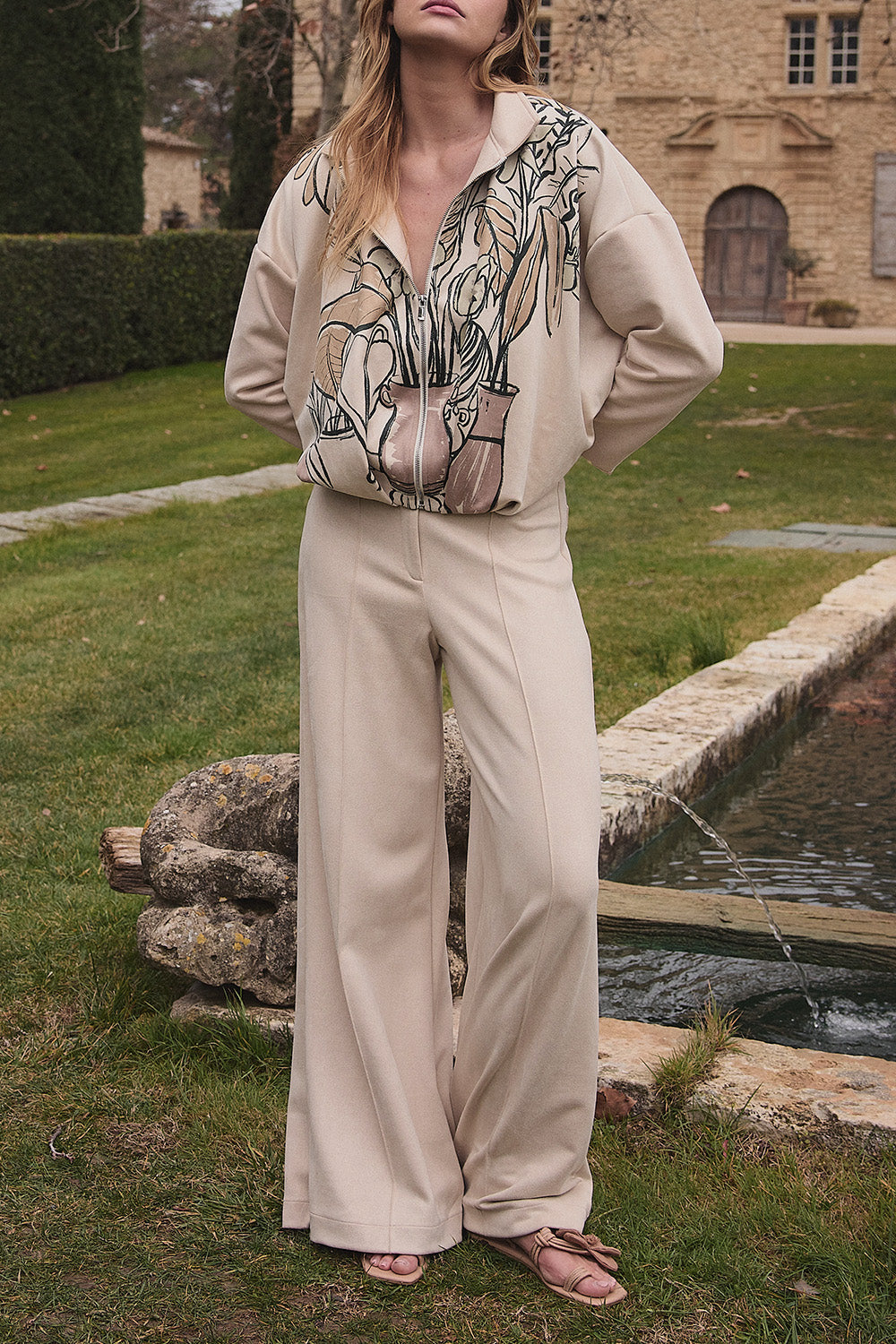 Pantalón New Paulette peanut suede