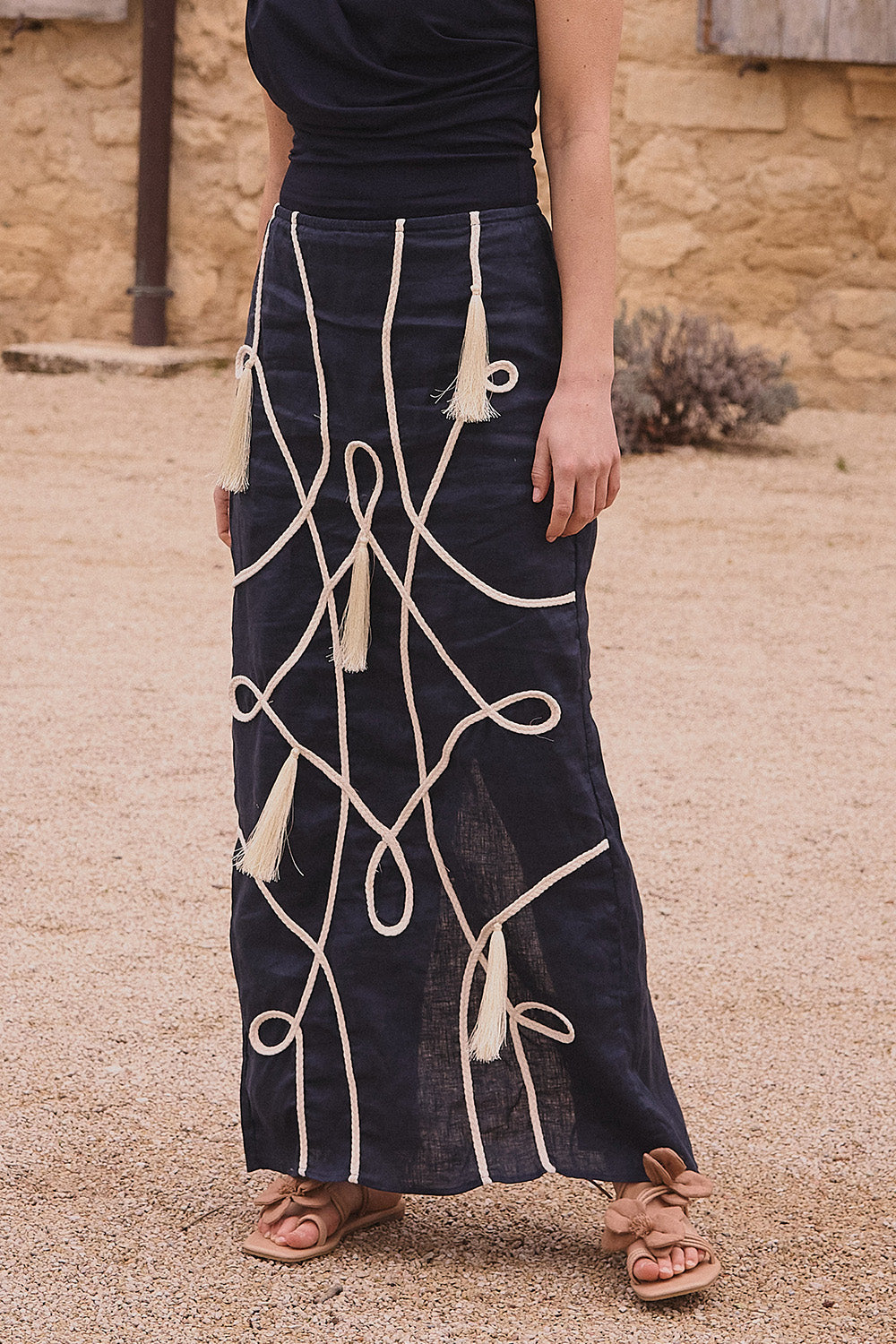 Vestido brissia azul navy