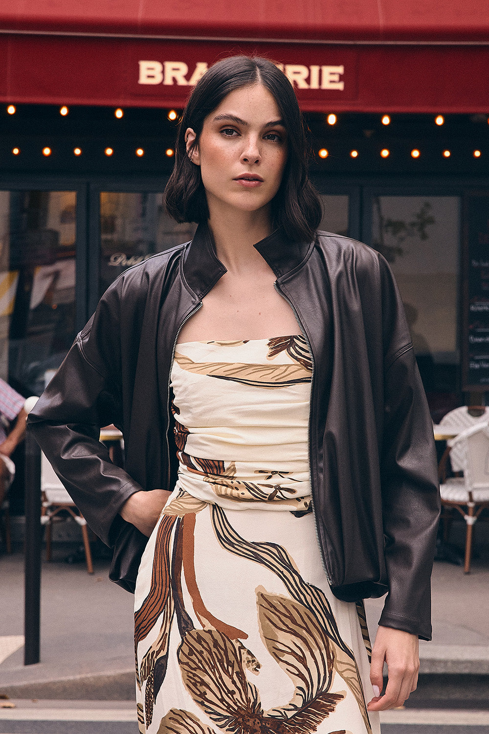 Chaqueta chasse brown