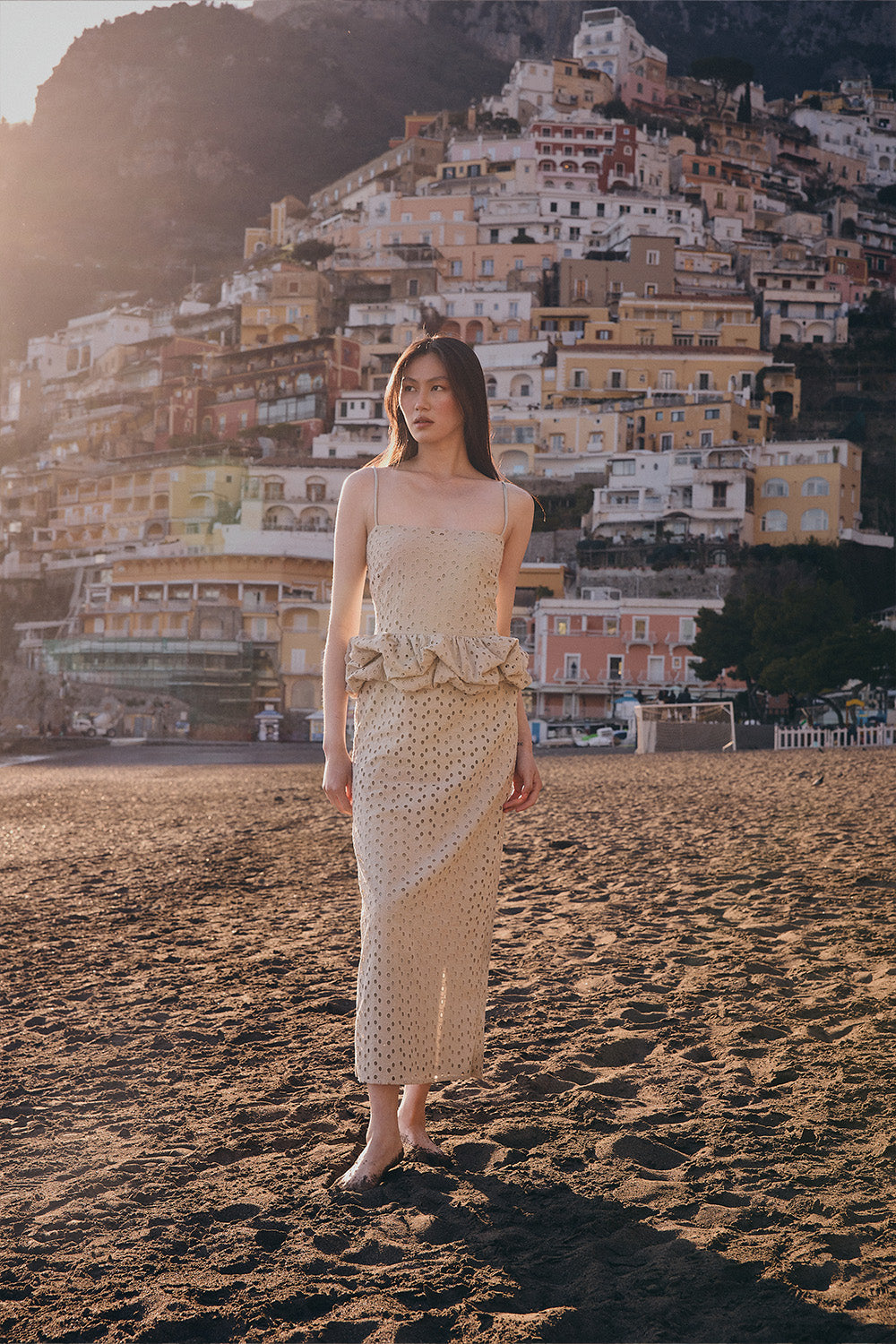Vestido malfitana sage