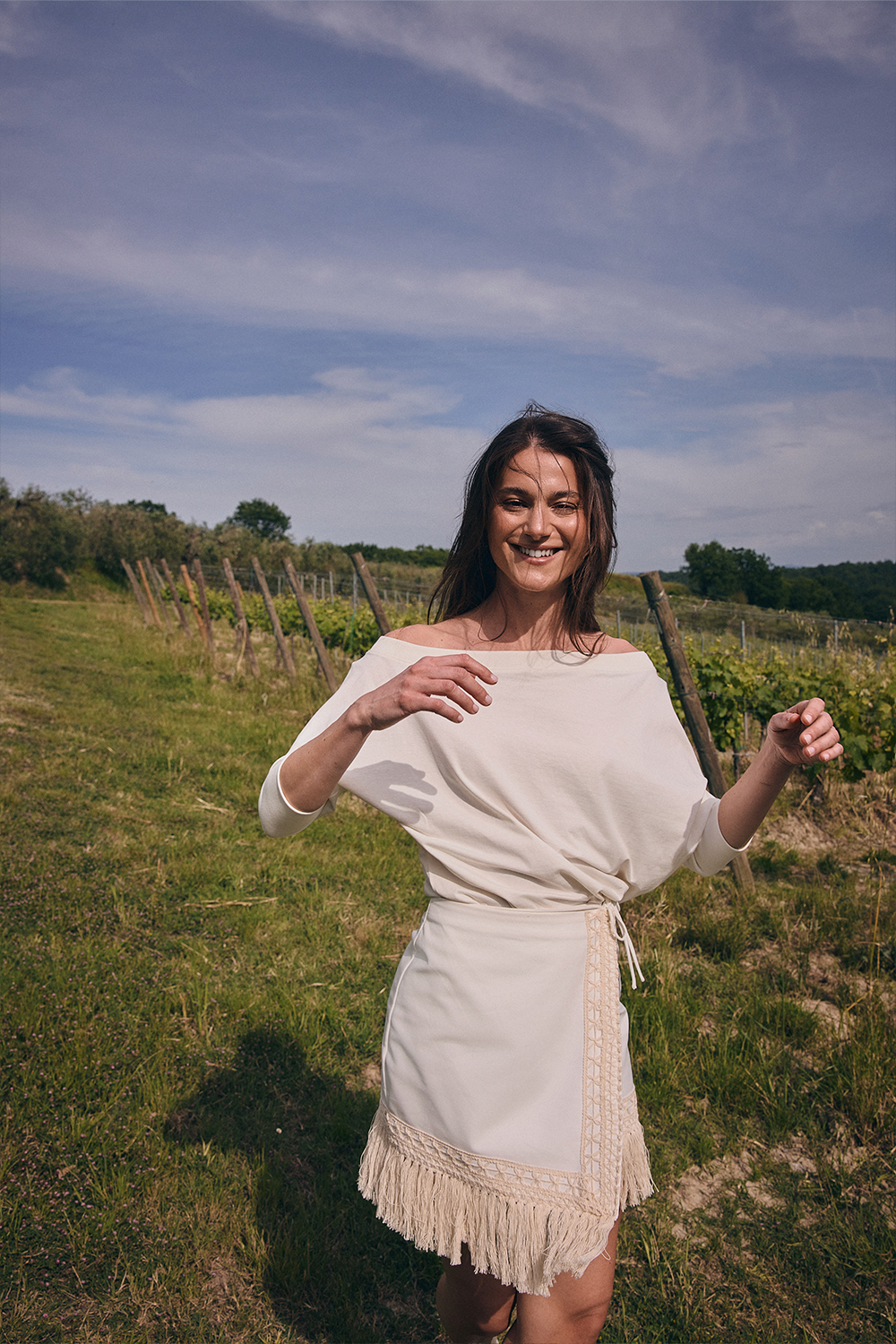 Blusa aluna natural