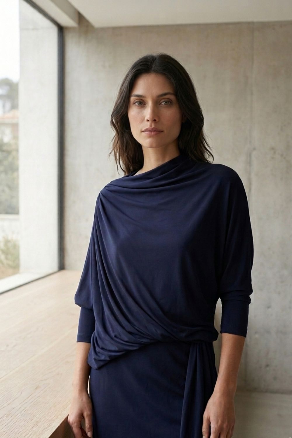 Blusa dallas azul navy