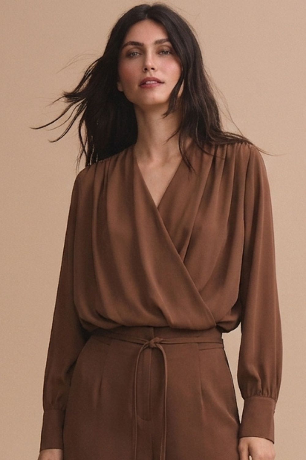 Goya natural blouse