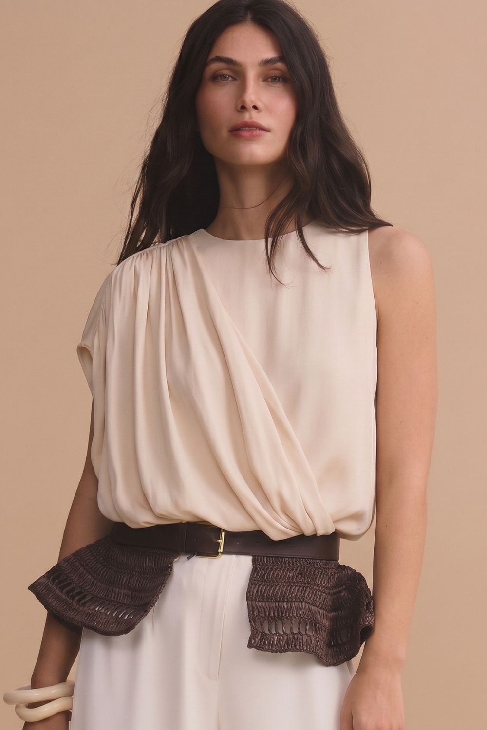 Blusa Julieta vainilla