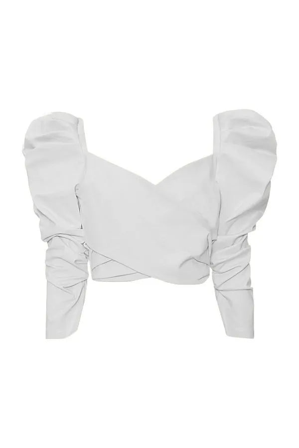 Crop top Canela Natural