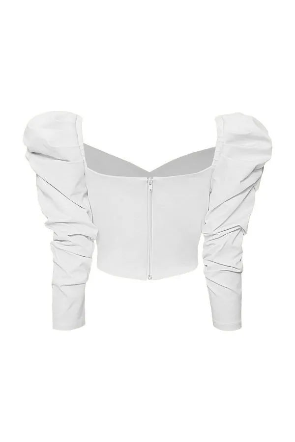 Crop top Canela Natural