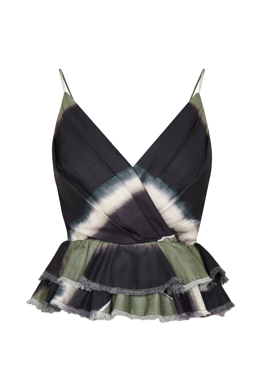 Blusa sumatra ivory verde