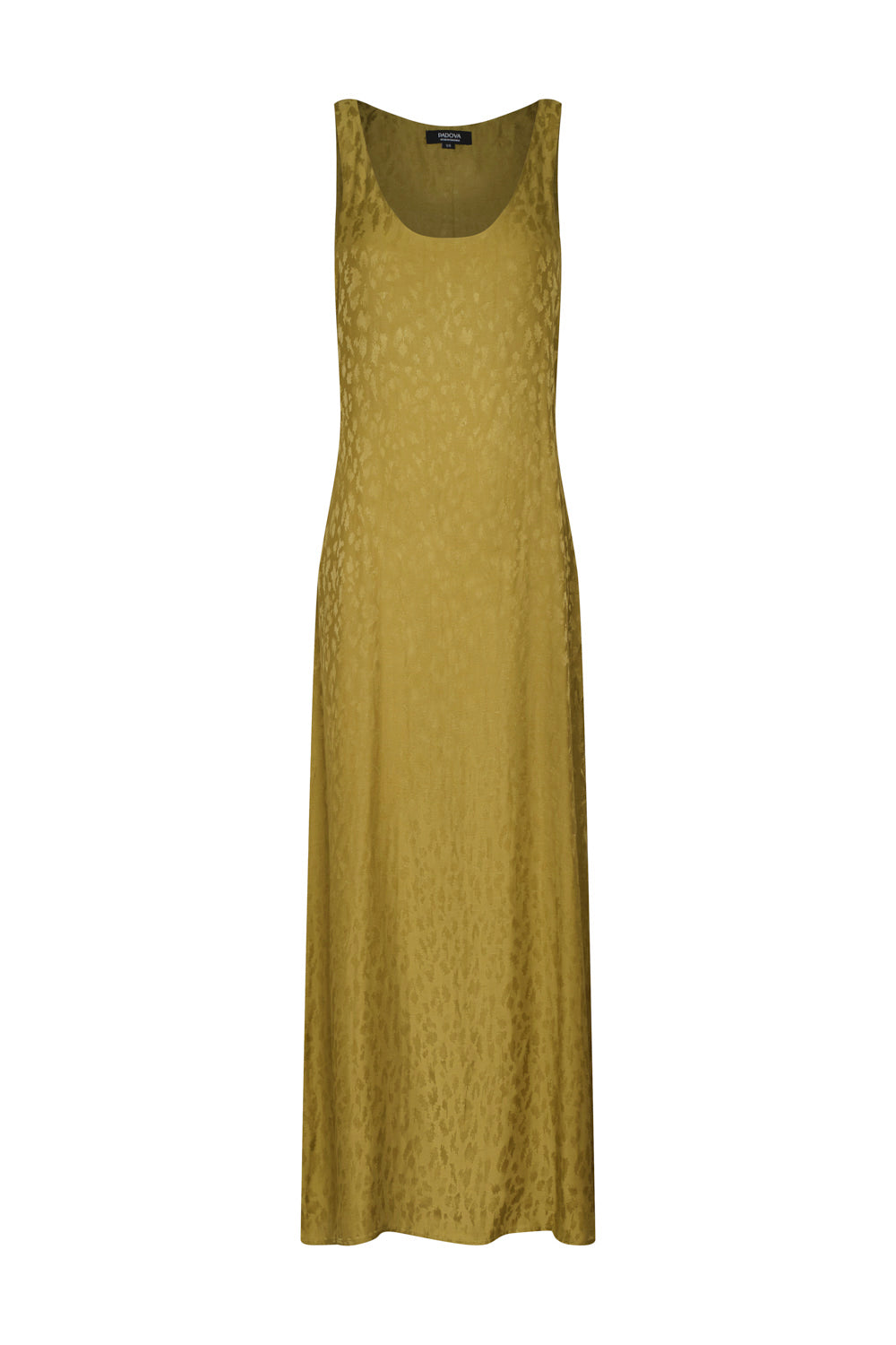 Vestido hojarasca golden lime