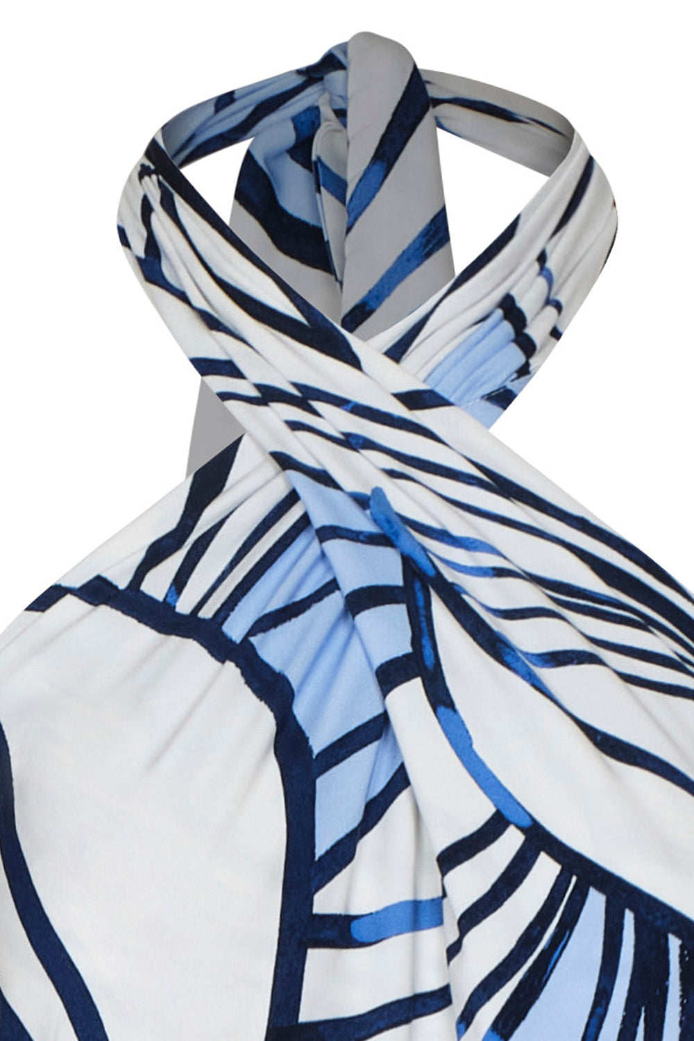 Vestido filosofia del arte ivory navy