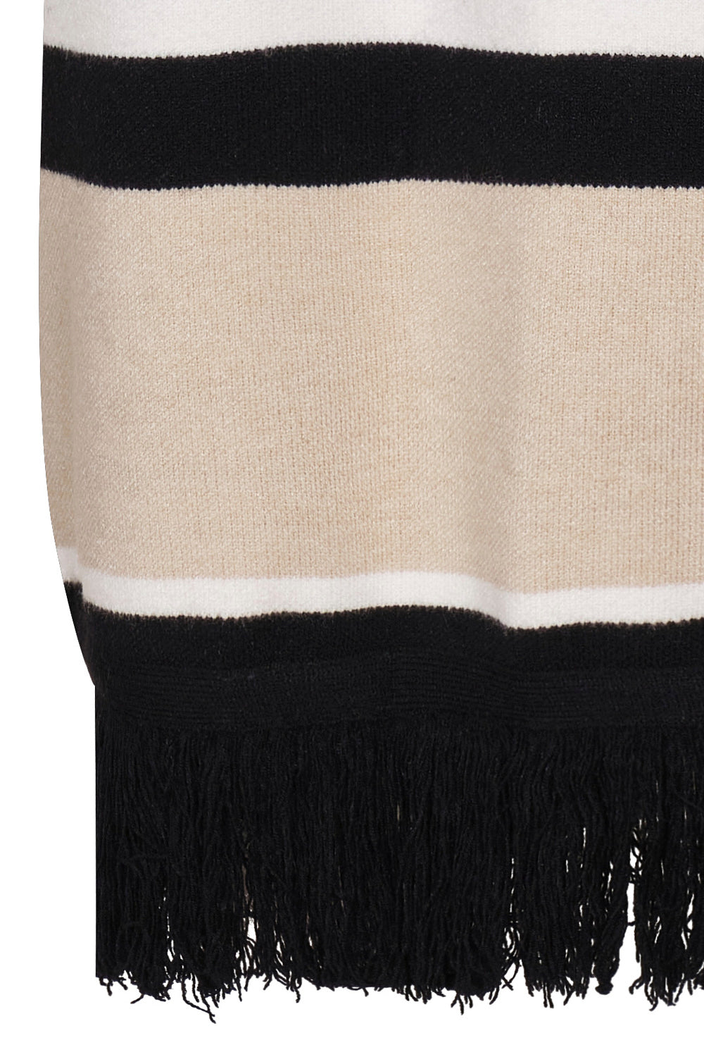 Falda vesta ivory negro
