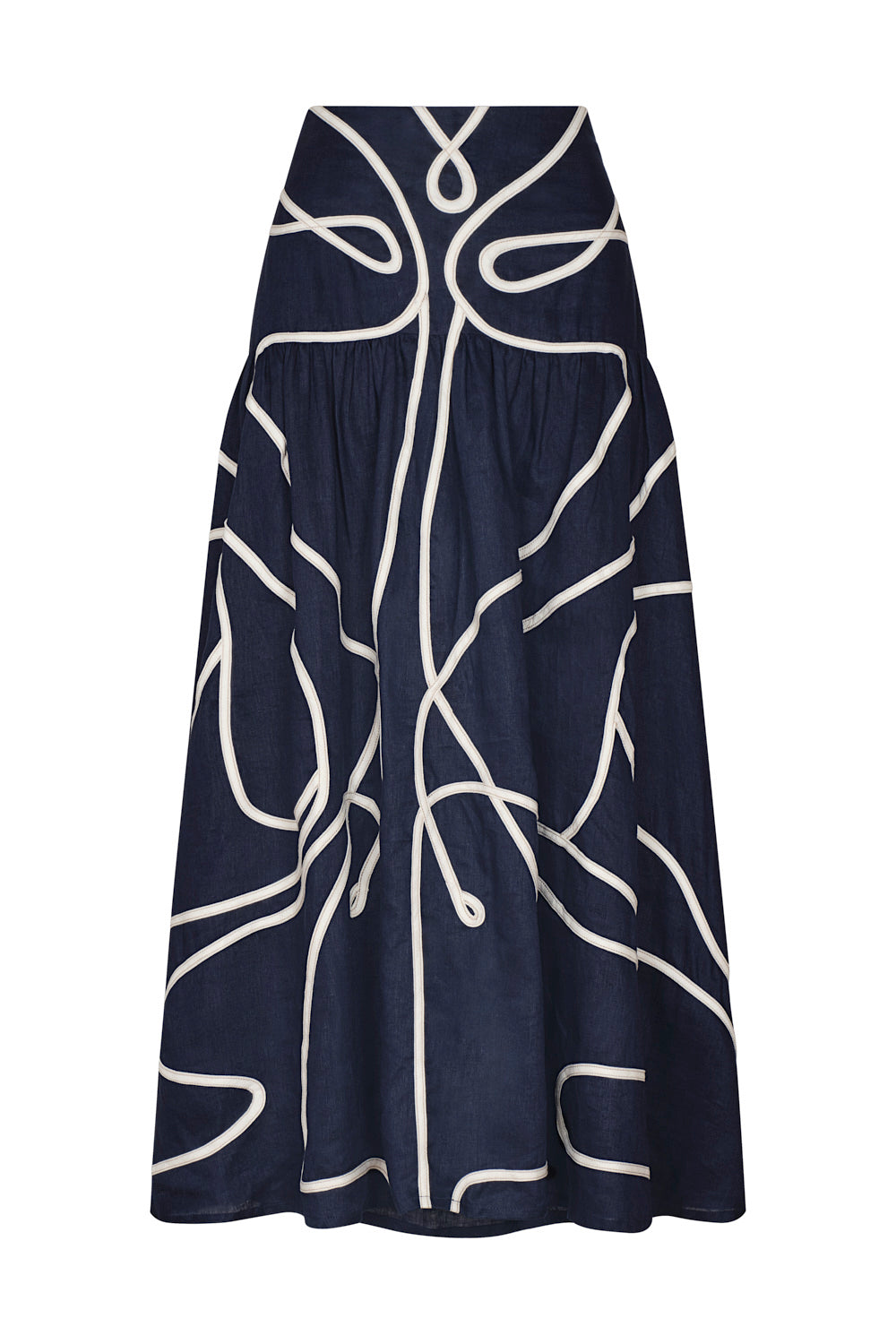 Falda santorini azul navy