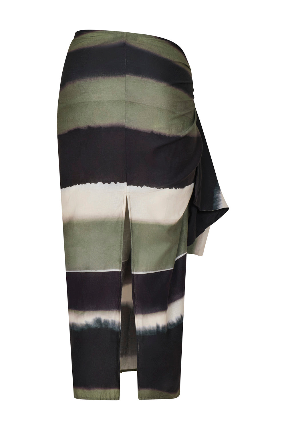 Falda isola ivory verde