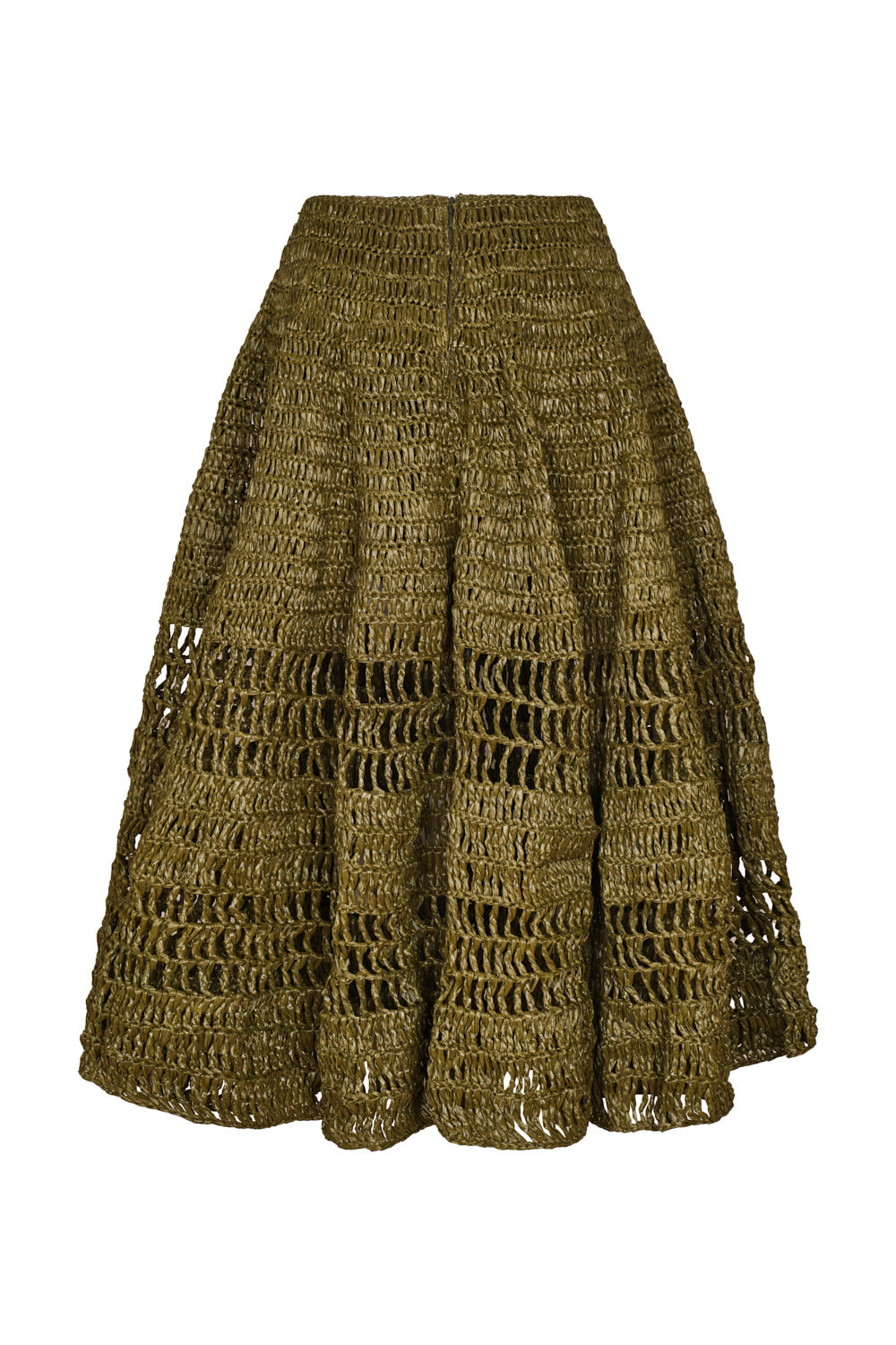 Falda macondo verde oliva
