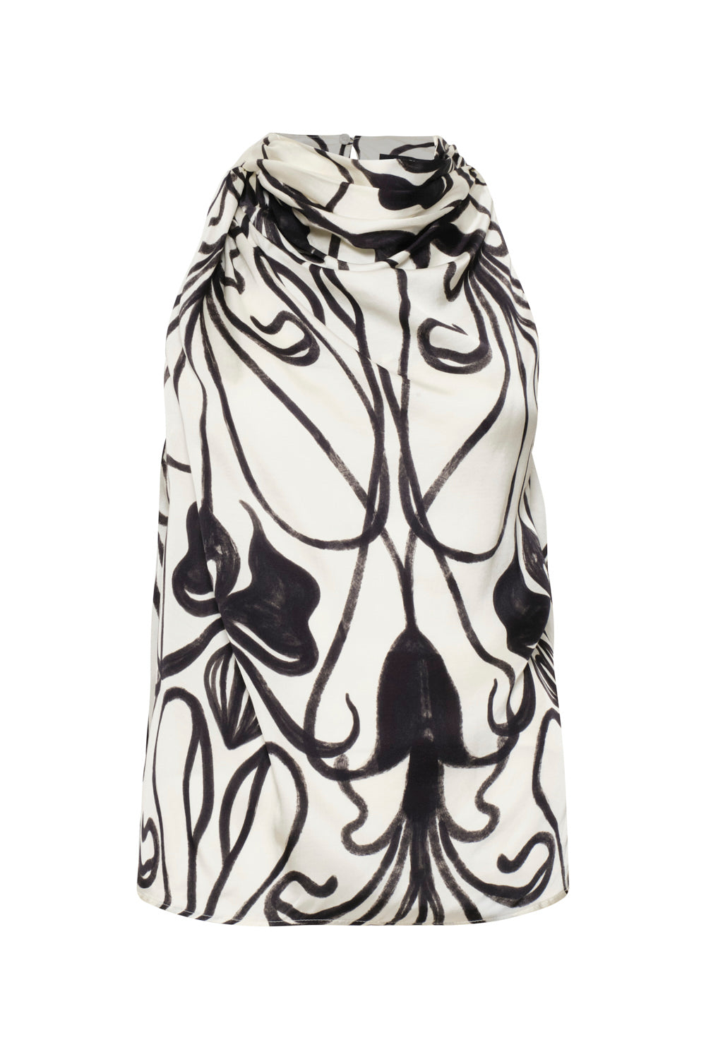 Blusa new duna ivory negro