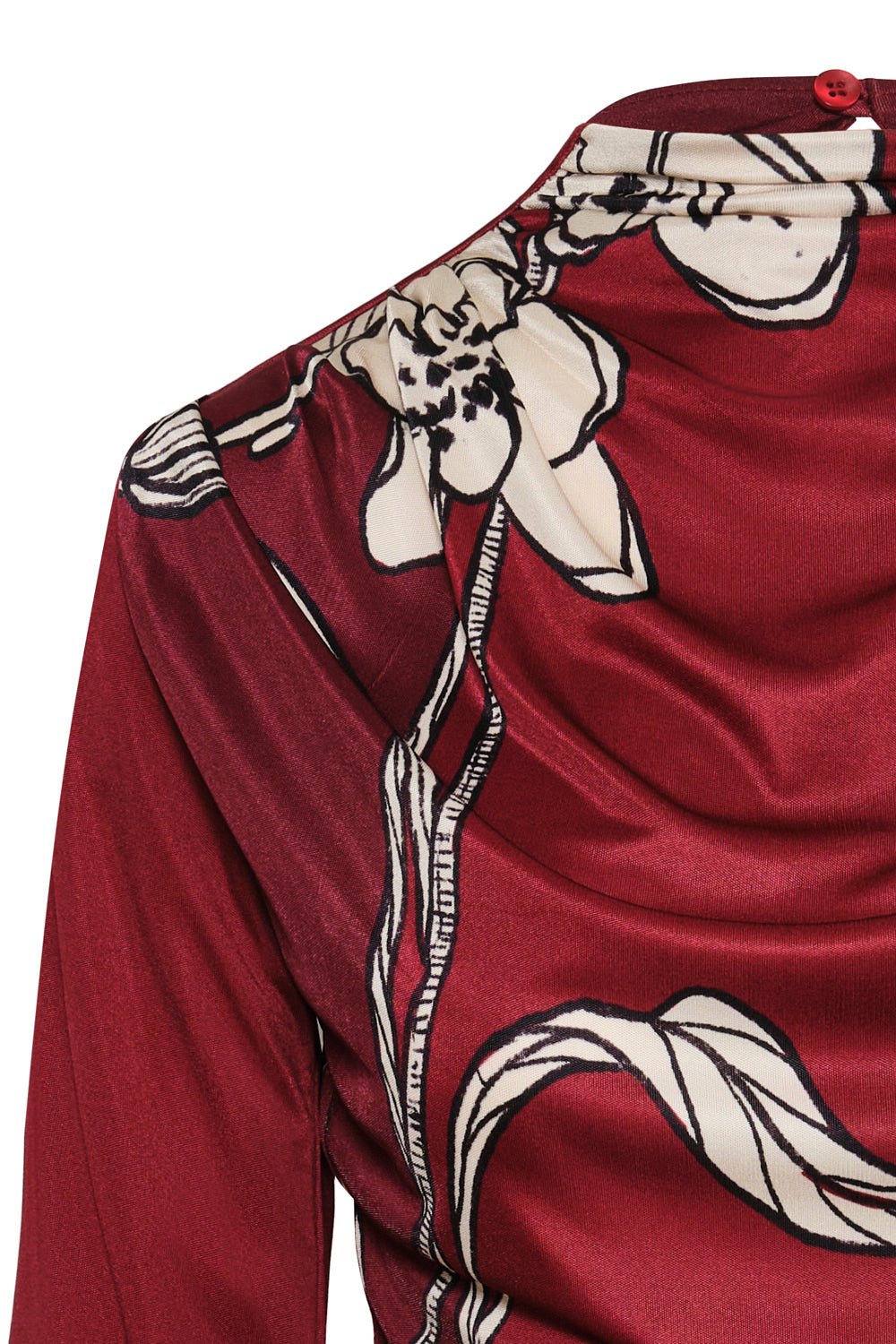 Blusa loto vinotinto