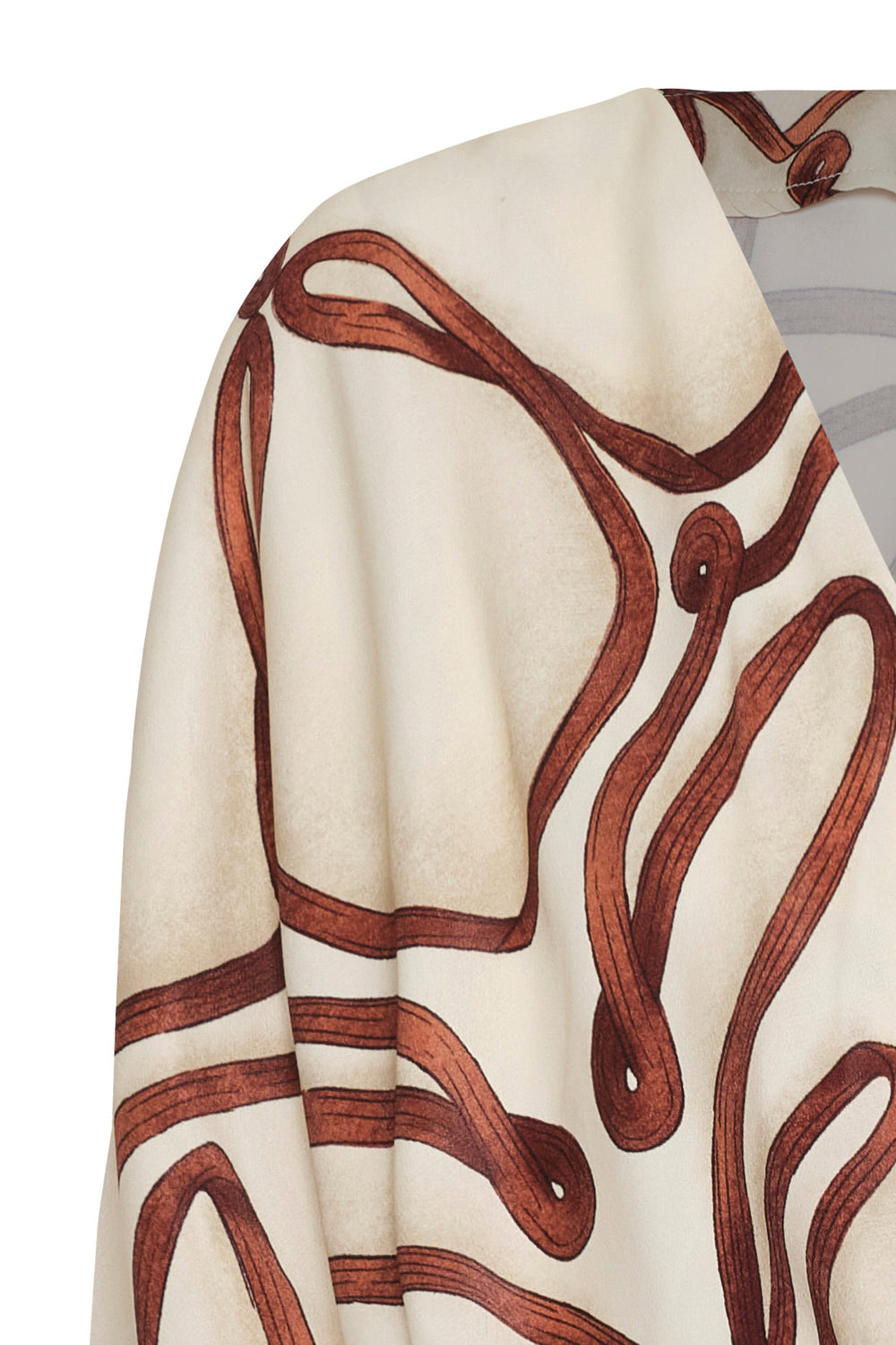 Blusa goya natural terracota