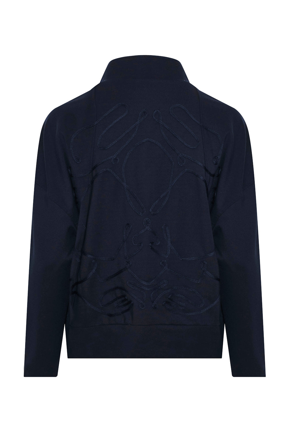 Chaqueta flor d té azul navy