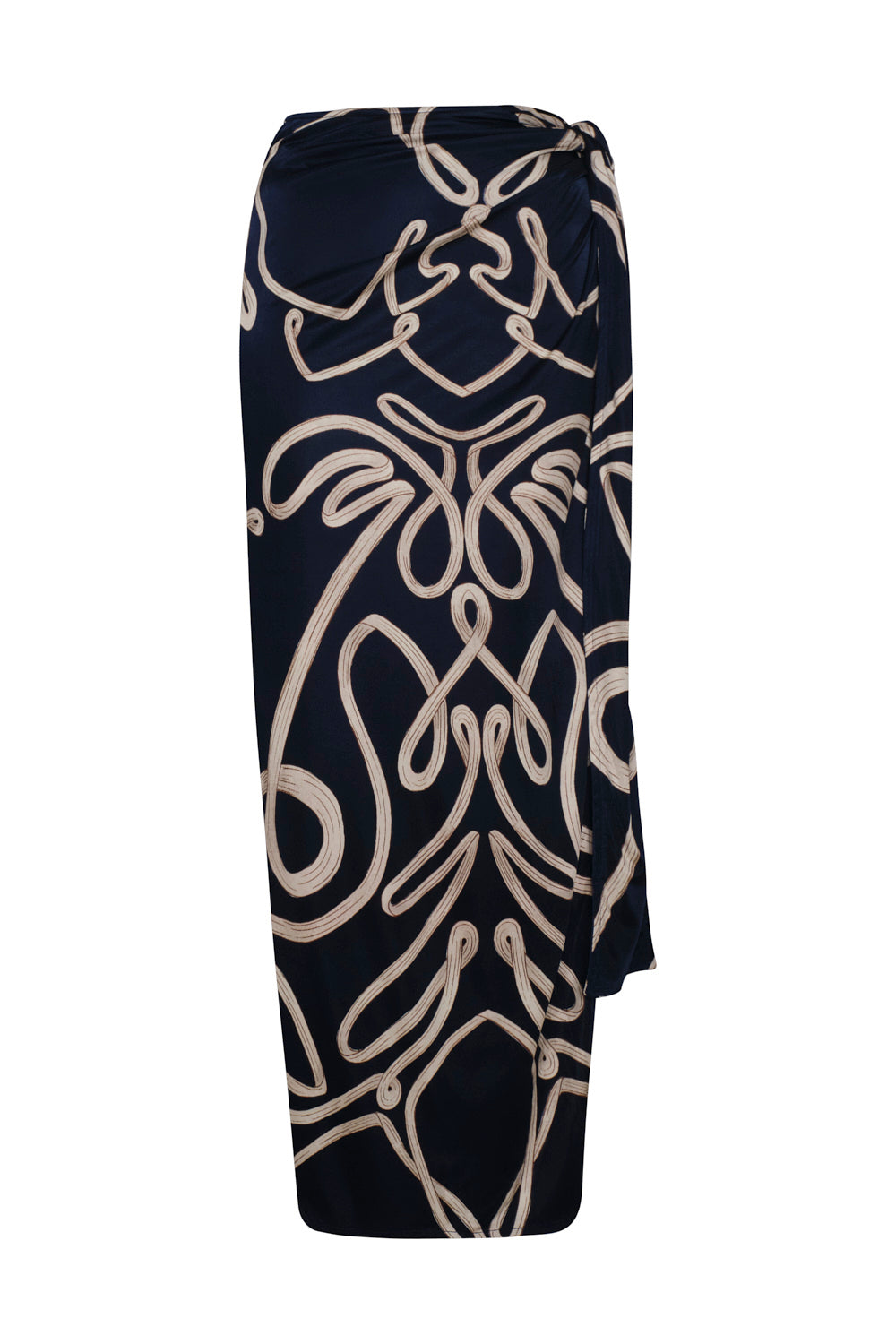 Falda Samoa azul navy