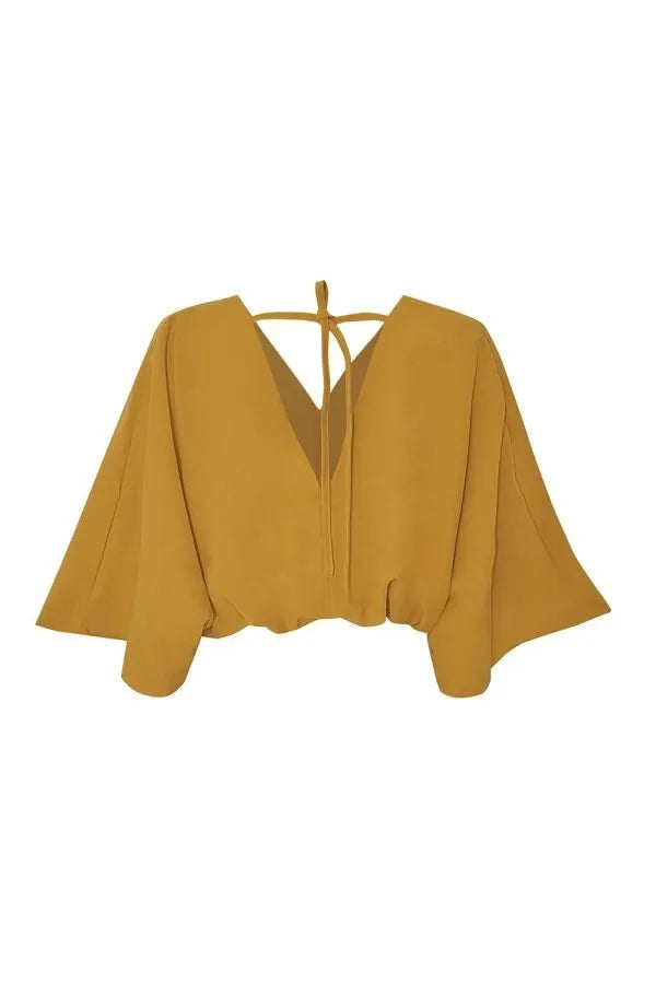 Nadia Mustard Blouse