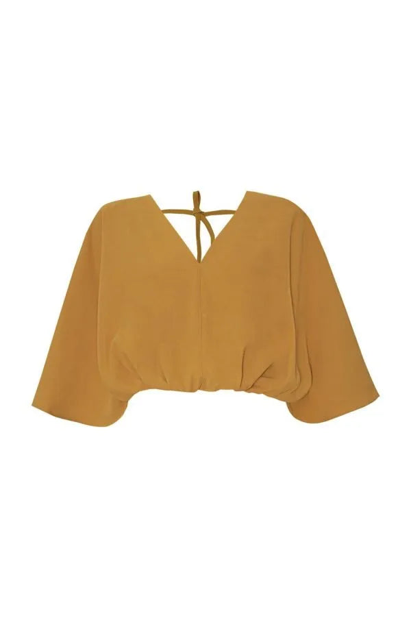 Nadia Mustard Blouse