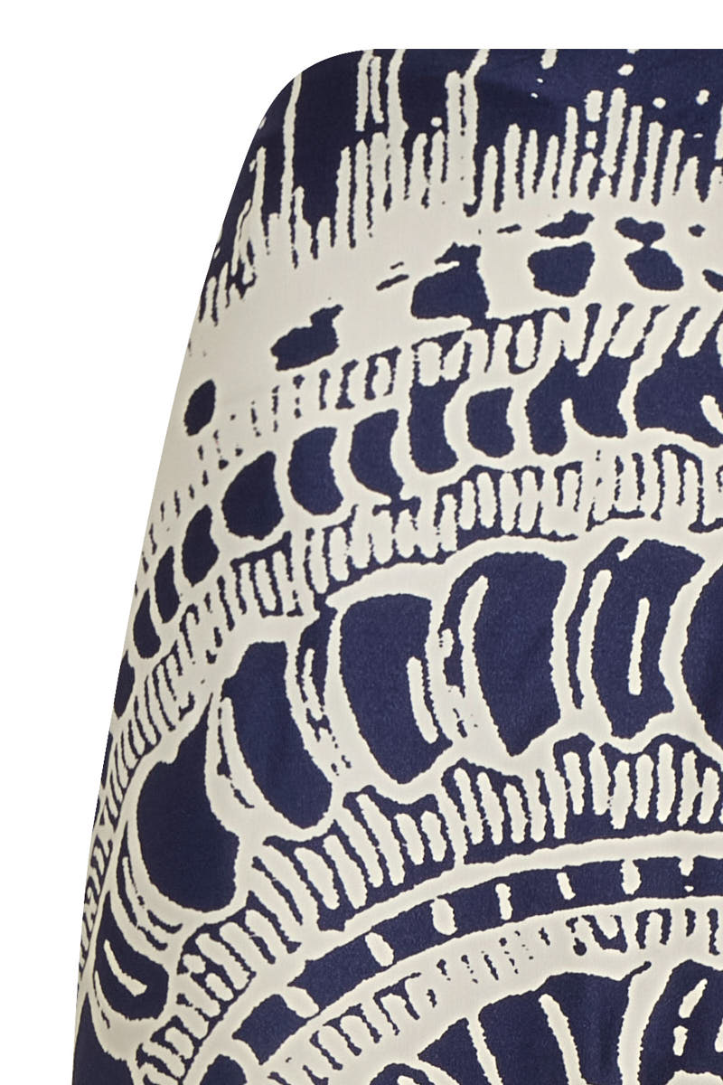Falda arabela ivory navy