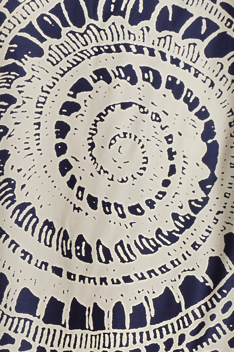 Falda arabela ivory navy