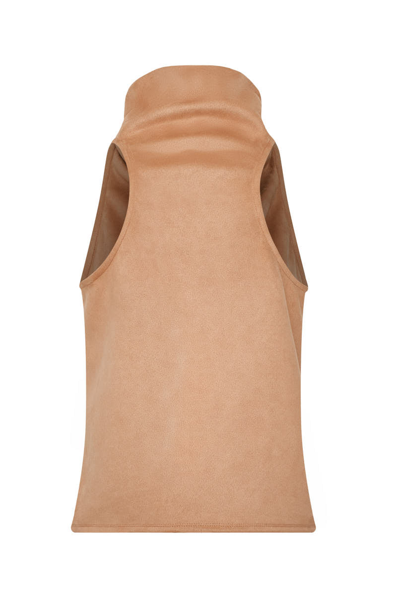 Blusa noche de lirios Taupe suede