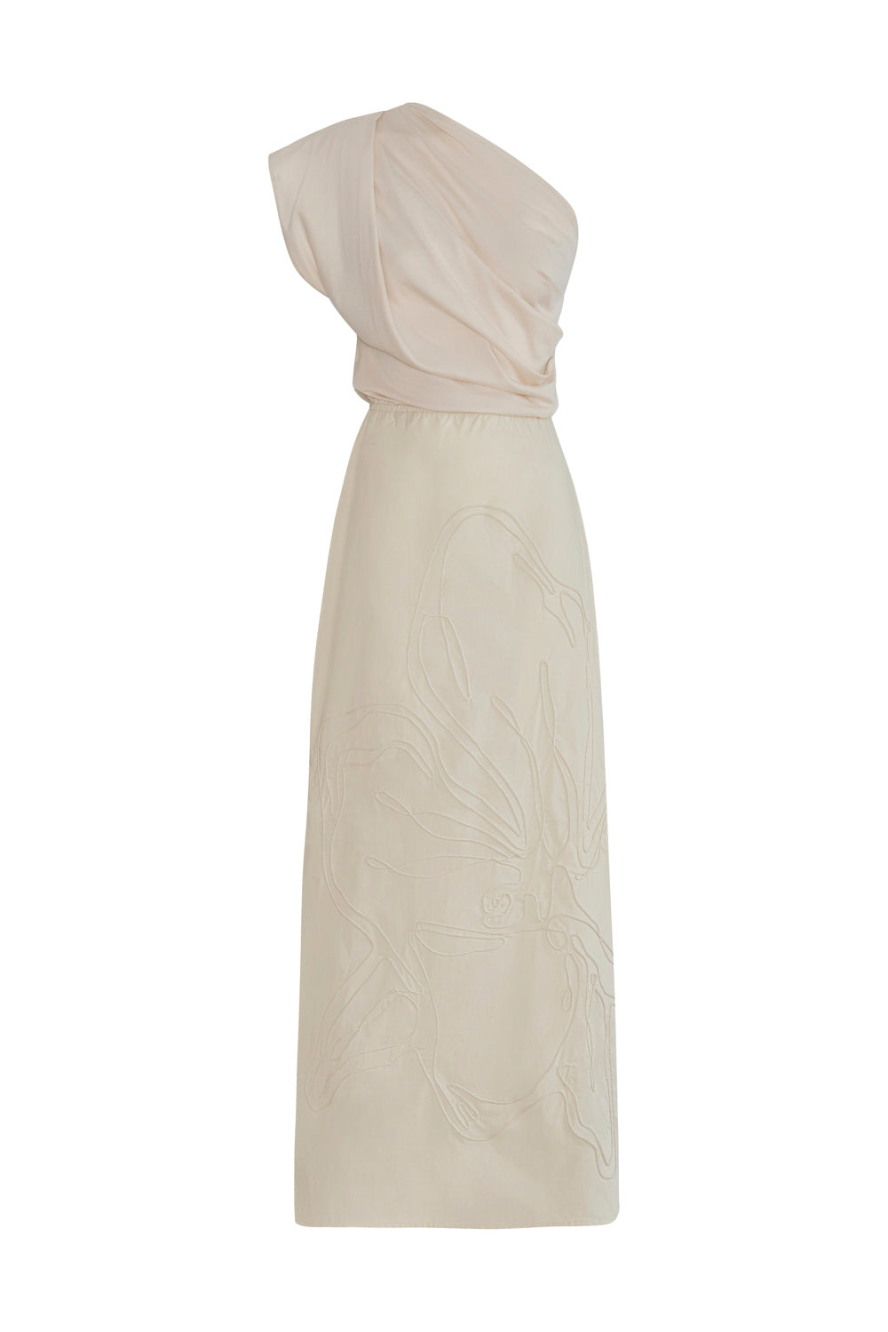 Vestido brassia beige