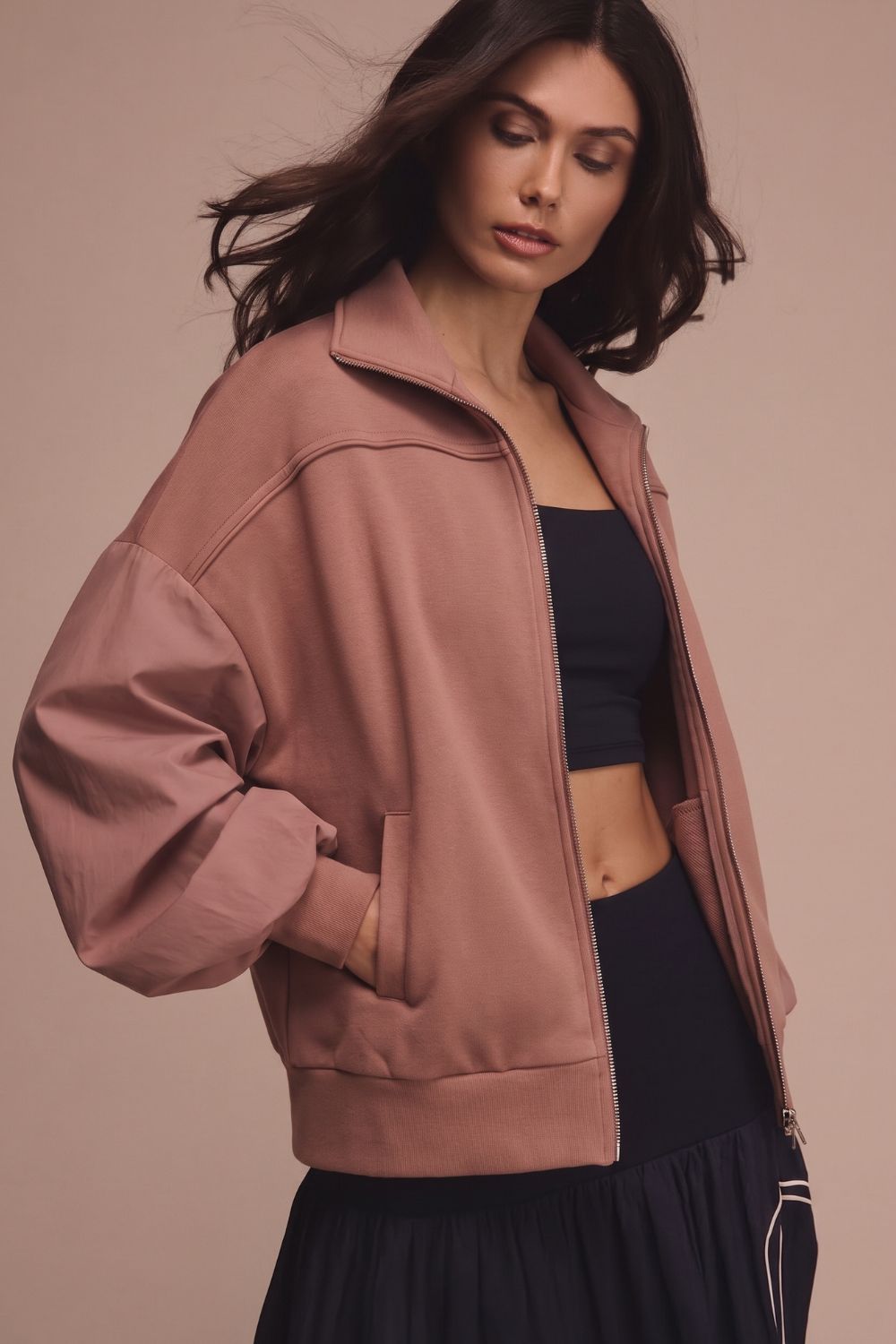 Chaqueta tessa mauve