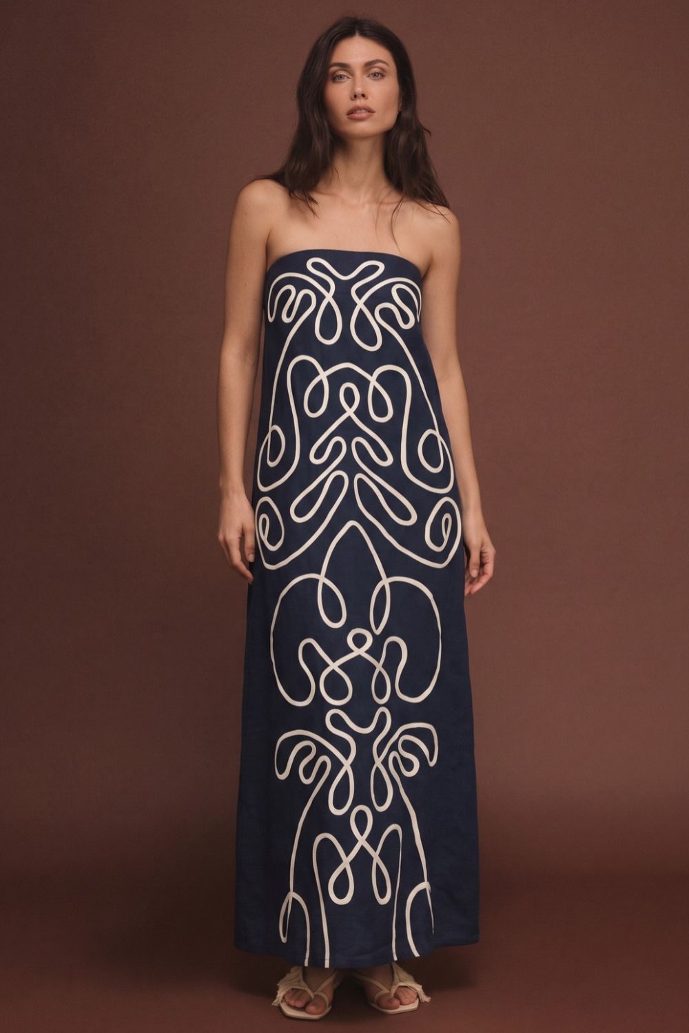 Vestido laucala azul navy