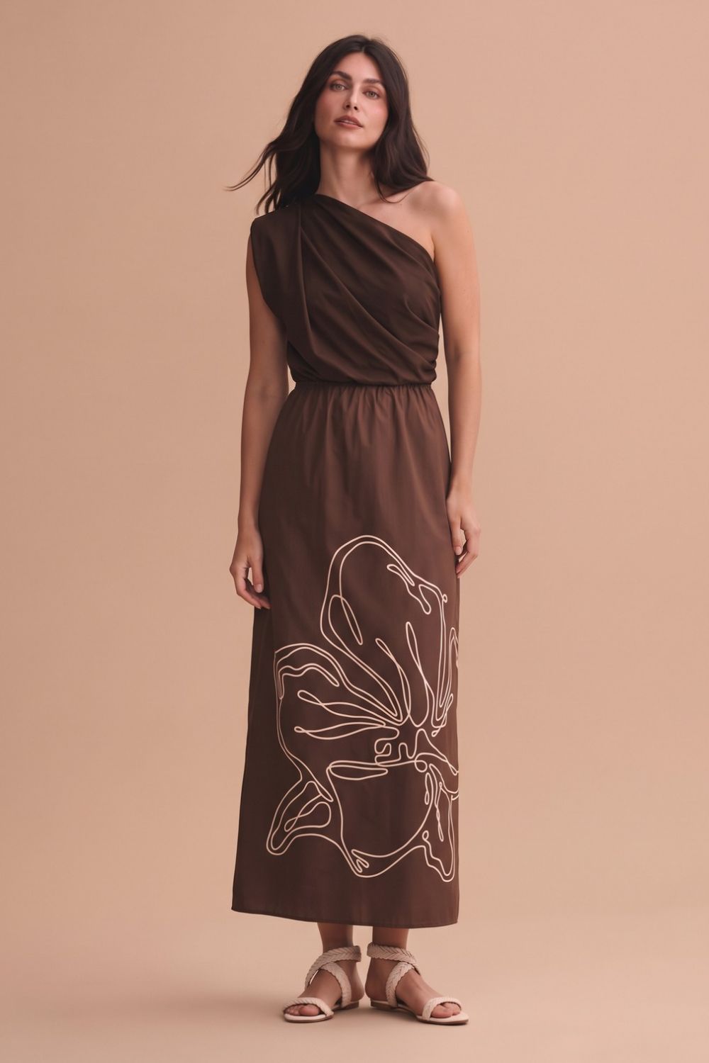 Vestido brissia brown