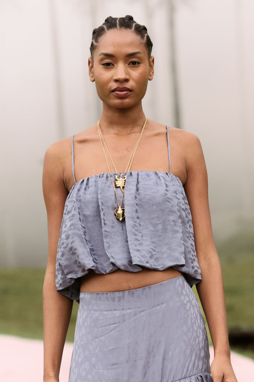 Crop top vienna zen blue