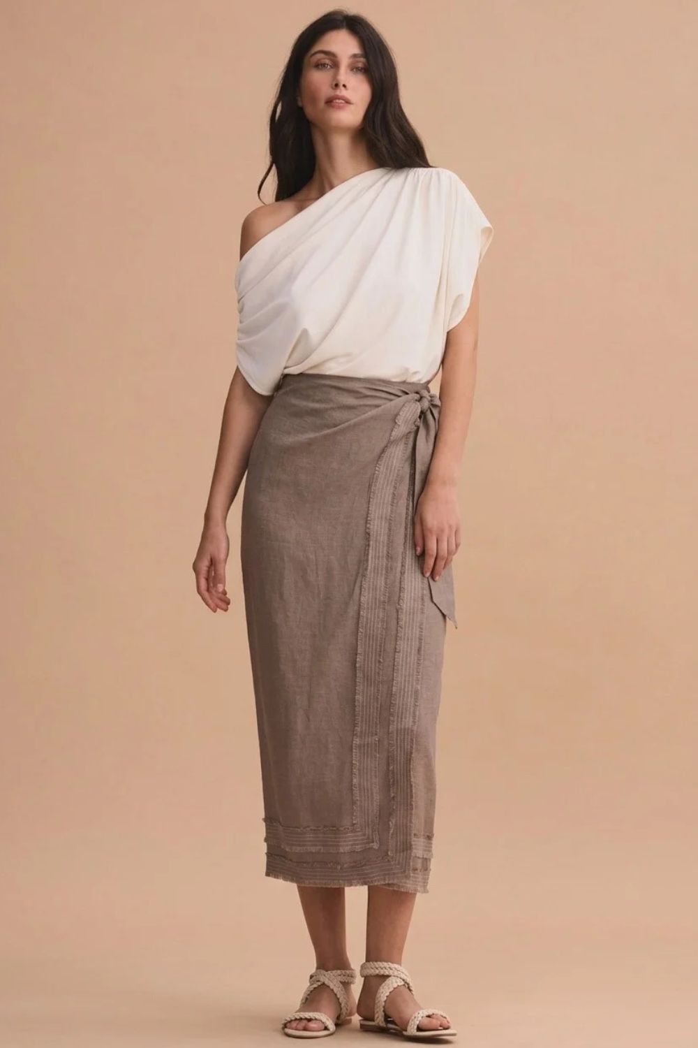 Falda salina mauve