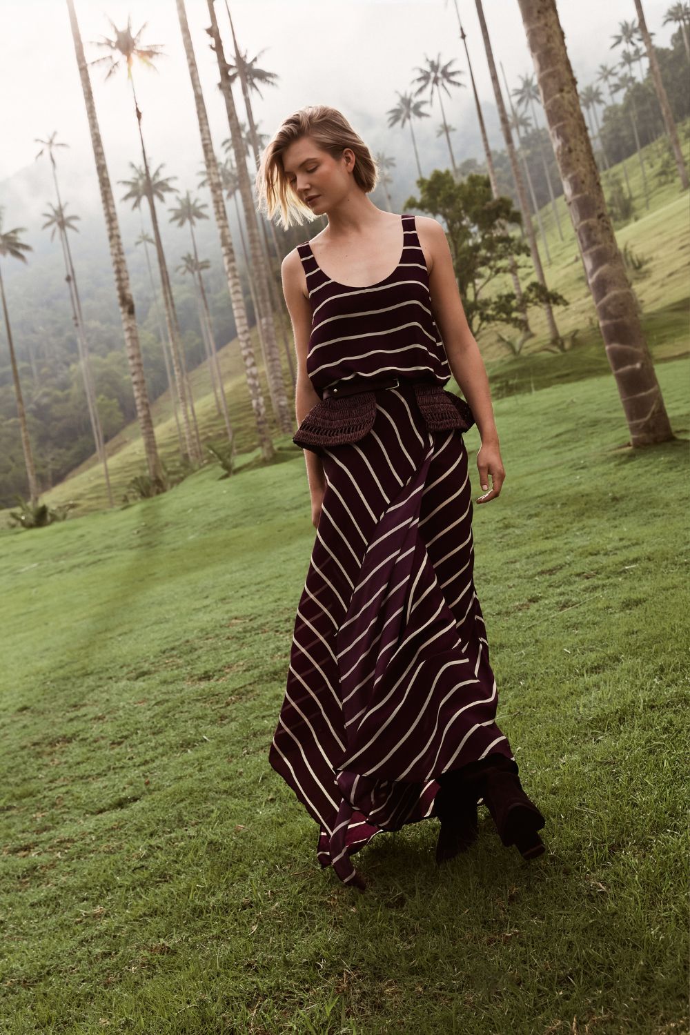 Falda cocora dark purple