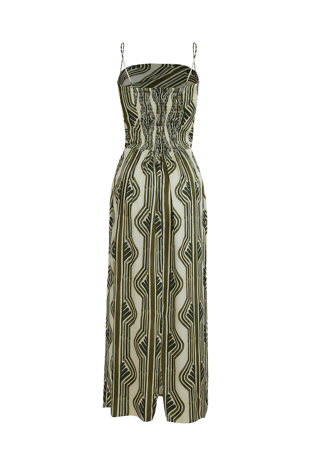Vestido Zafira verde oliva