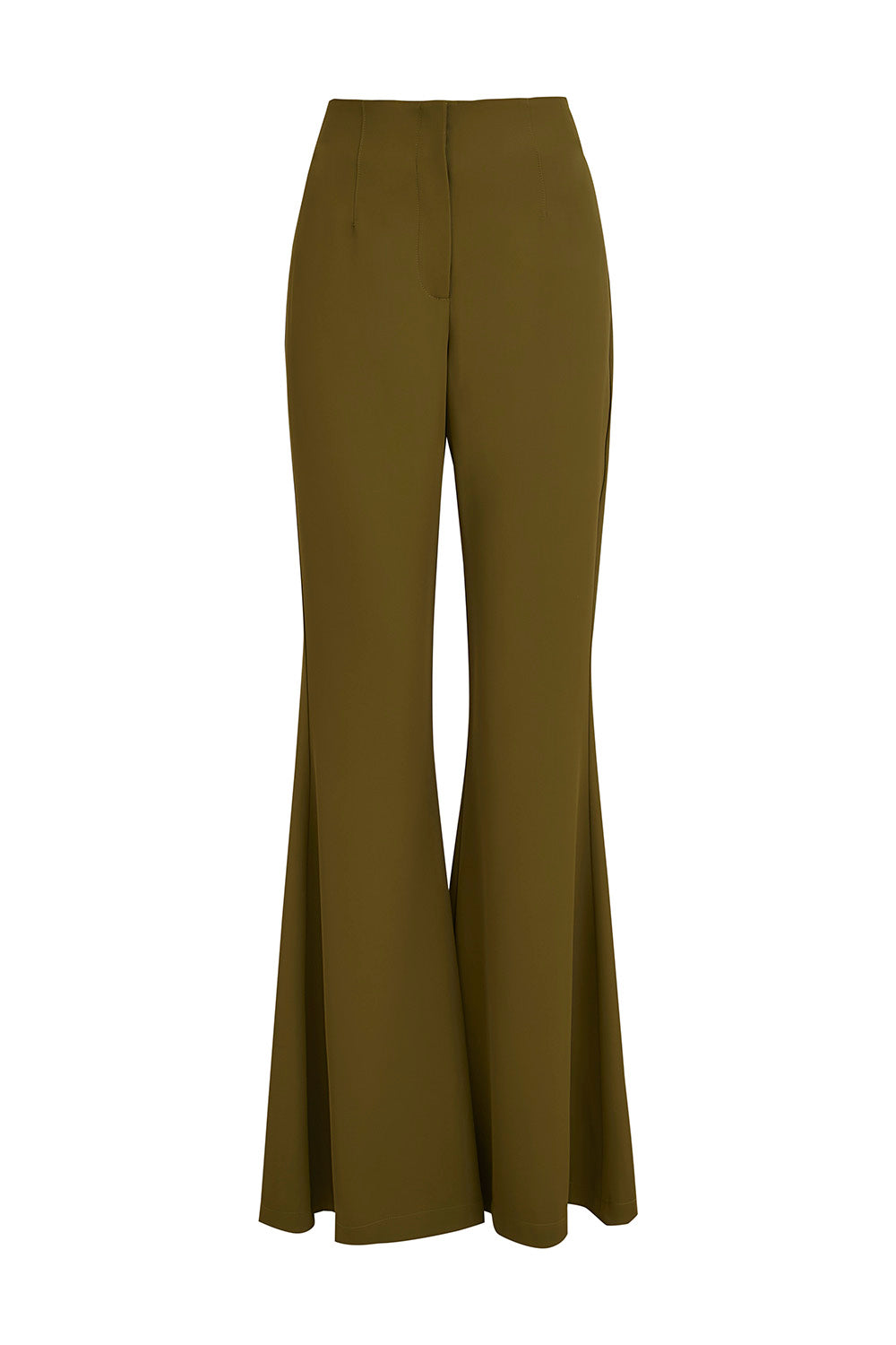 Pantalon carlota verde oliva crepe