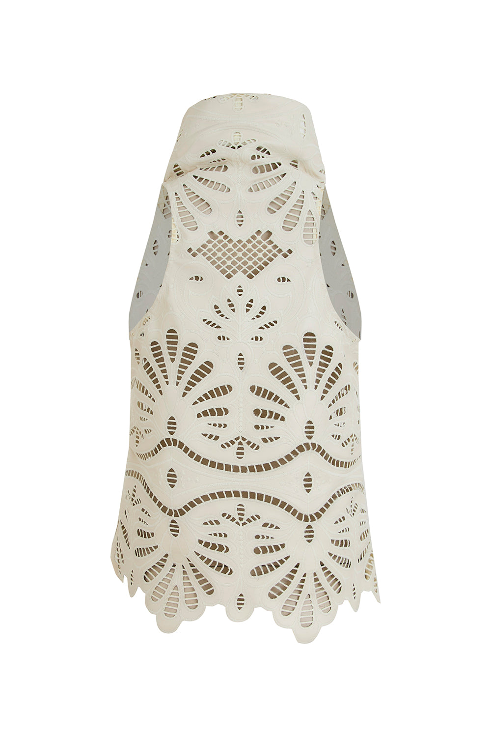 Blusa noche de lirios crema