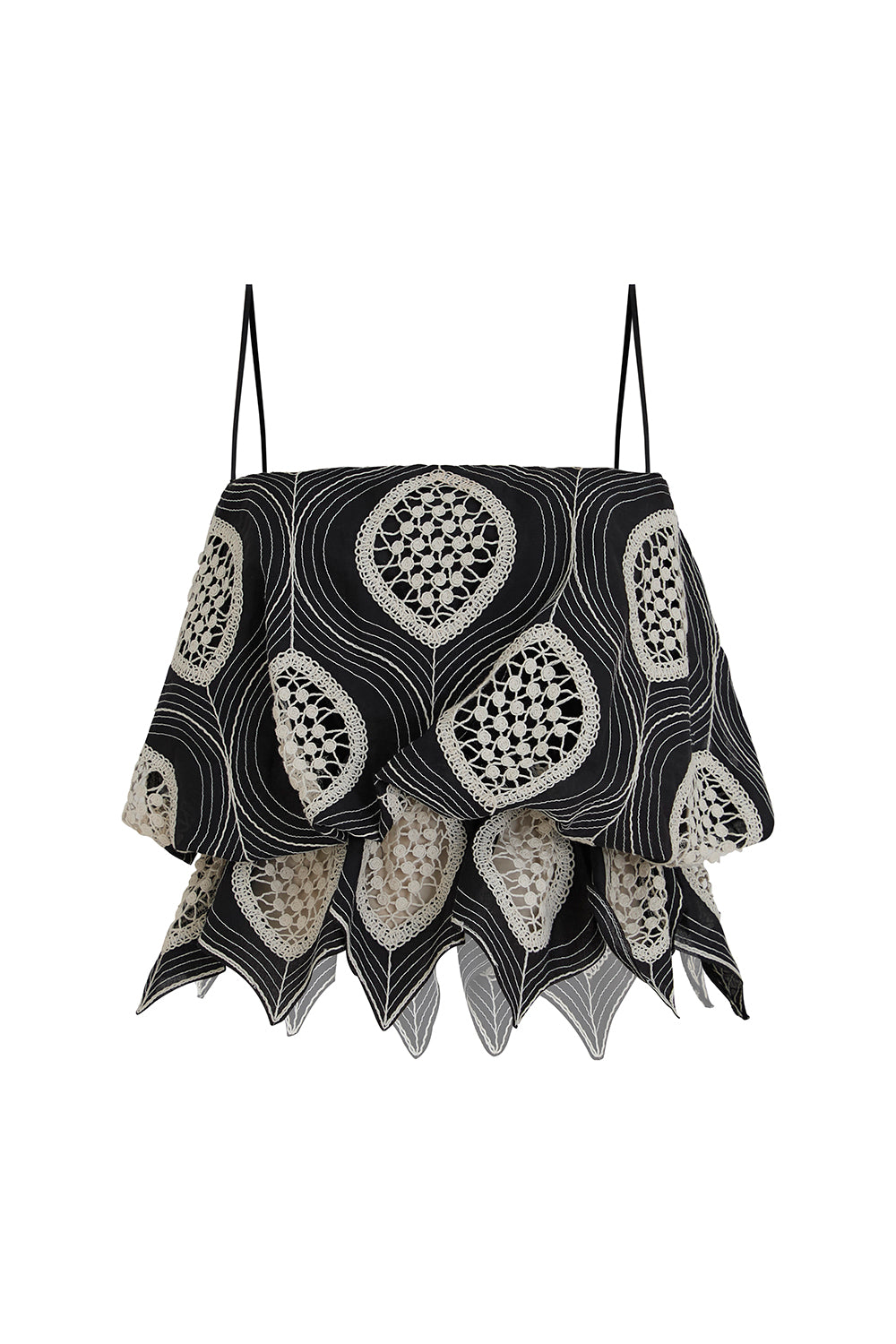 Crop top Lunel Negro