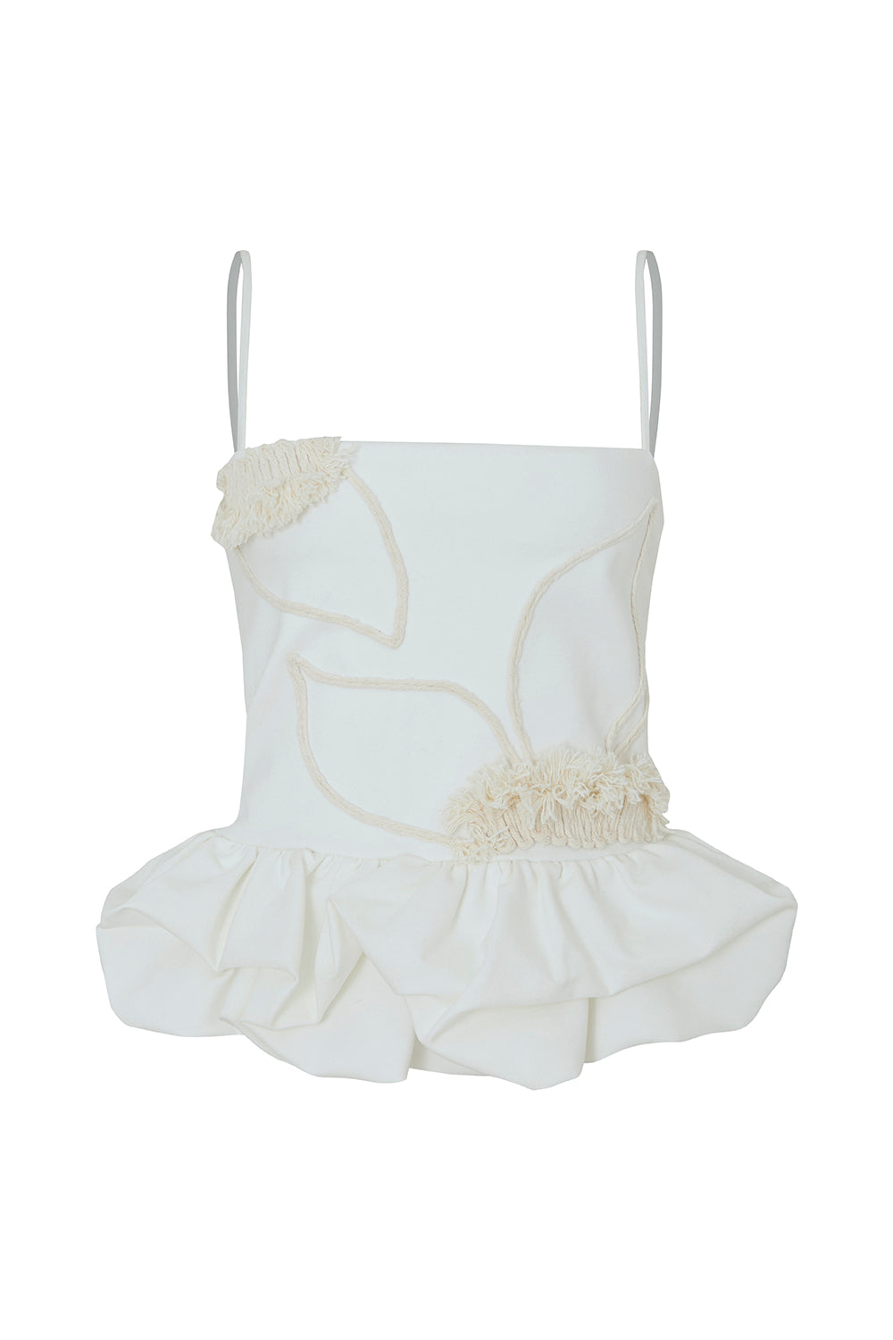 Blusa new maia bordada natural