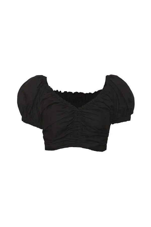 Crop Top La Sevillana Black