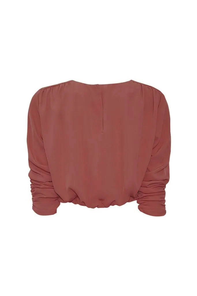 Saida Brick Blouse