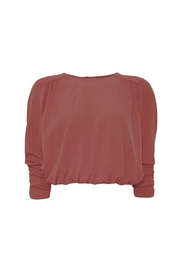 Saida Brick Blouse