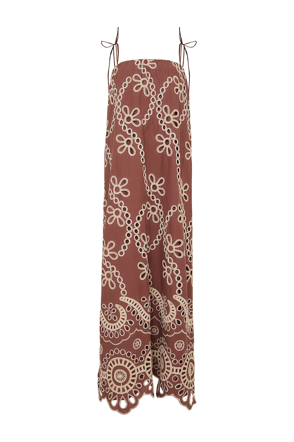 Vestido aria coffee
