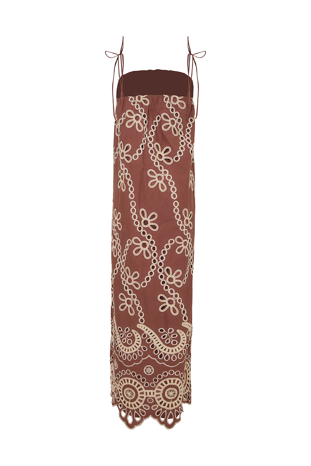 Vestido aria coffee