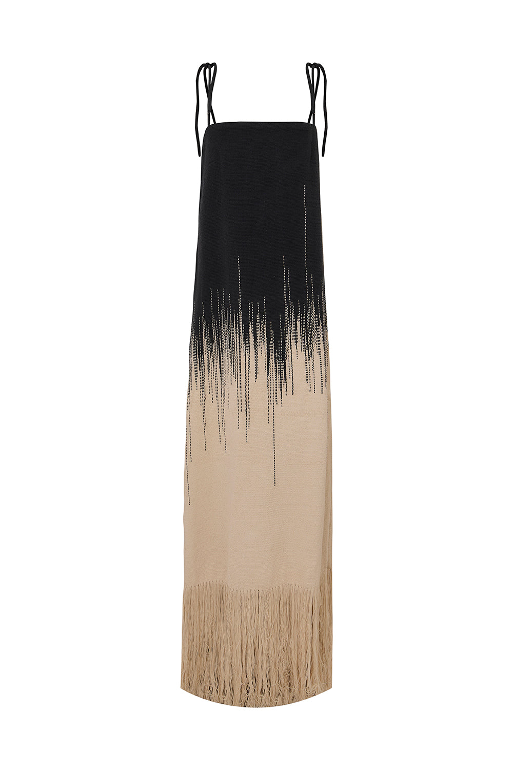 Vestido jacinto negro natural